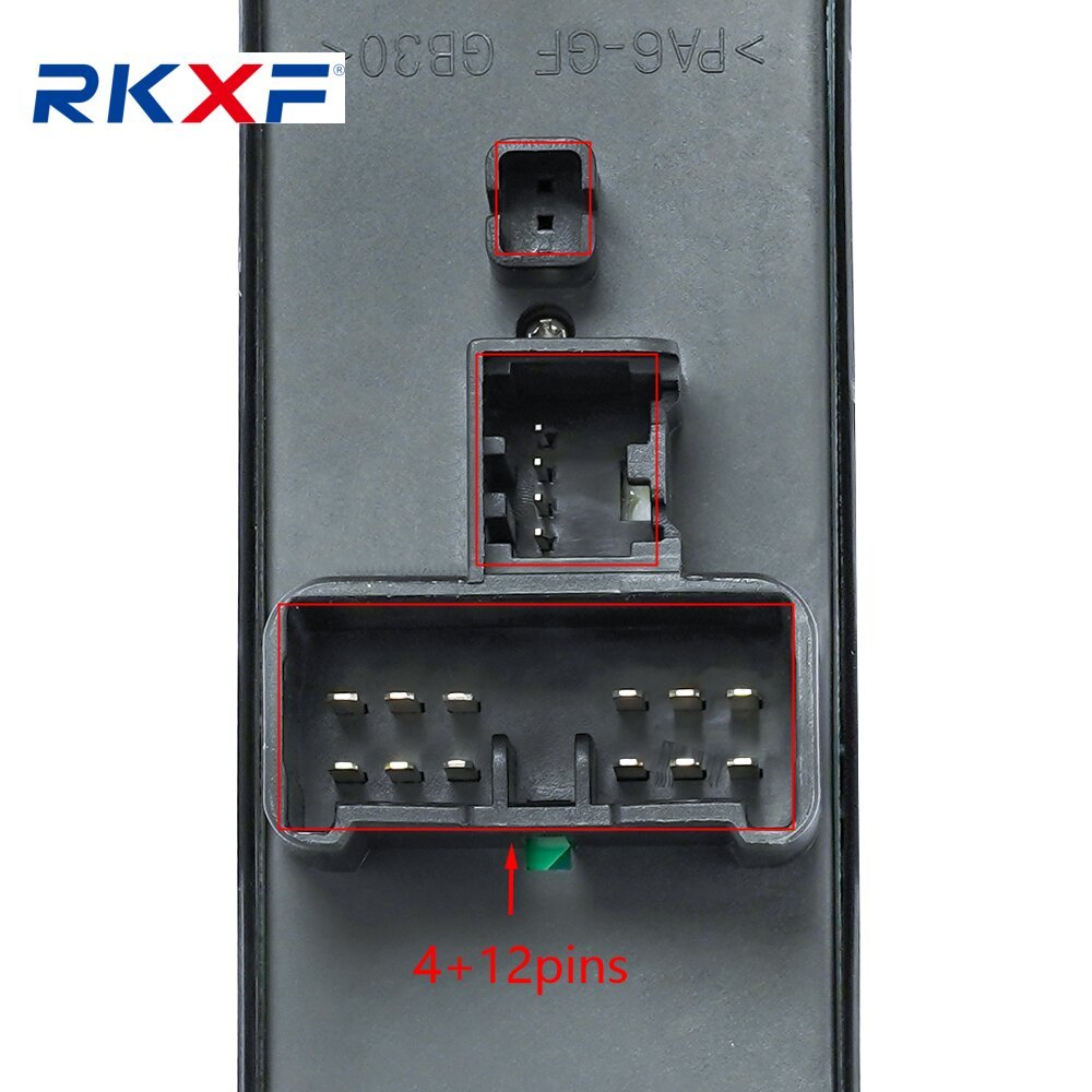 DD10-66-350 New Window Lifter Switch for Mazda MAZDA 3 06-12 Plastic/Abs 12V Voltage